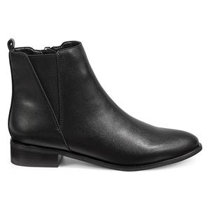 Blondo City Black Leather Booties